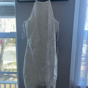 Elegant White Lace Dress